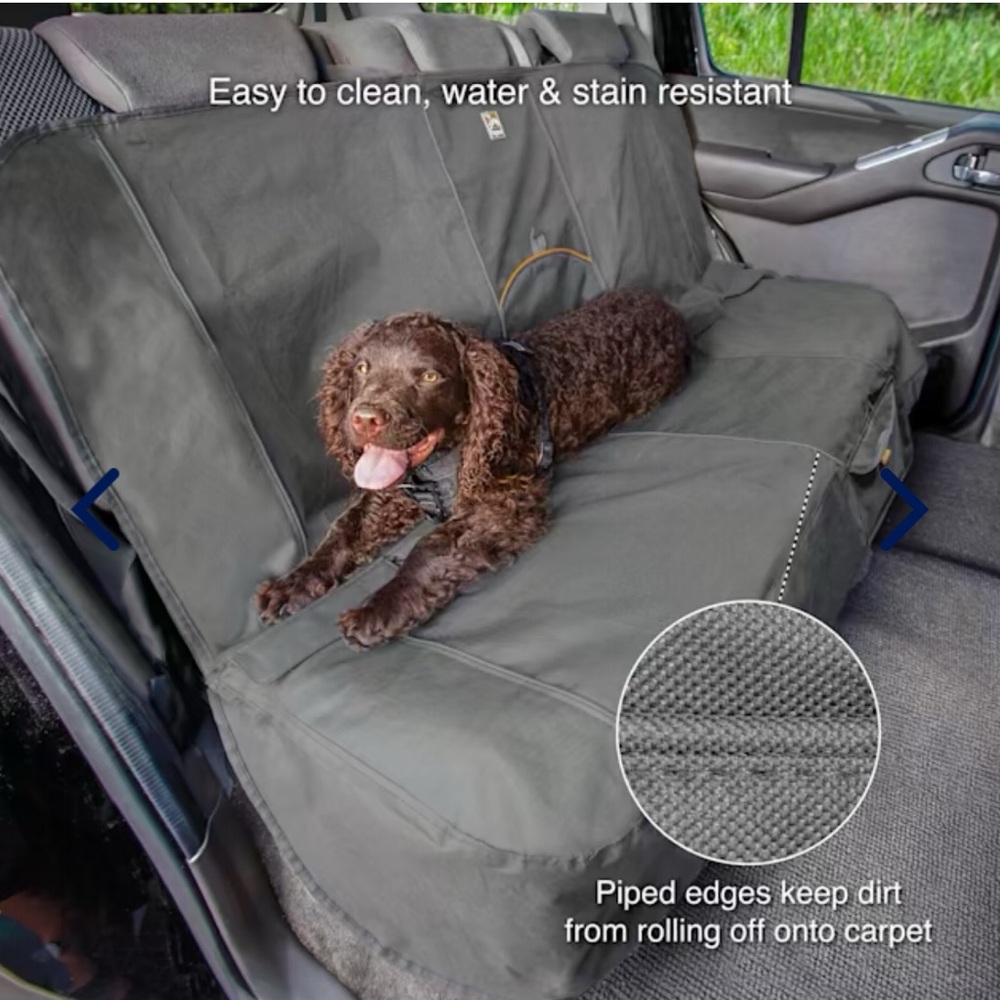 Kurgo Charcoal Bench Seat Cover - Picture 2 of 7